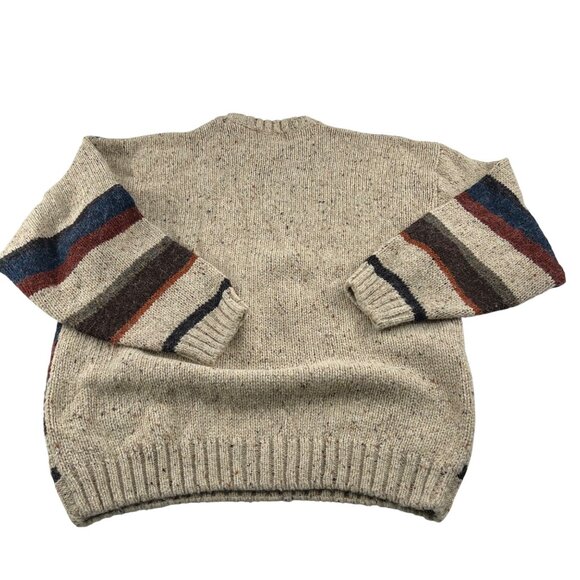 Vintage Duplex Designs Sweater M Acrylic Wool Blend Geometric Pattern - Picture 6 of 7